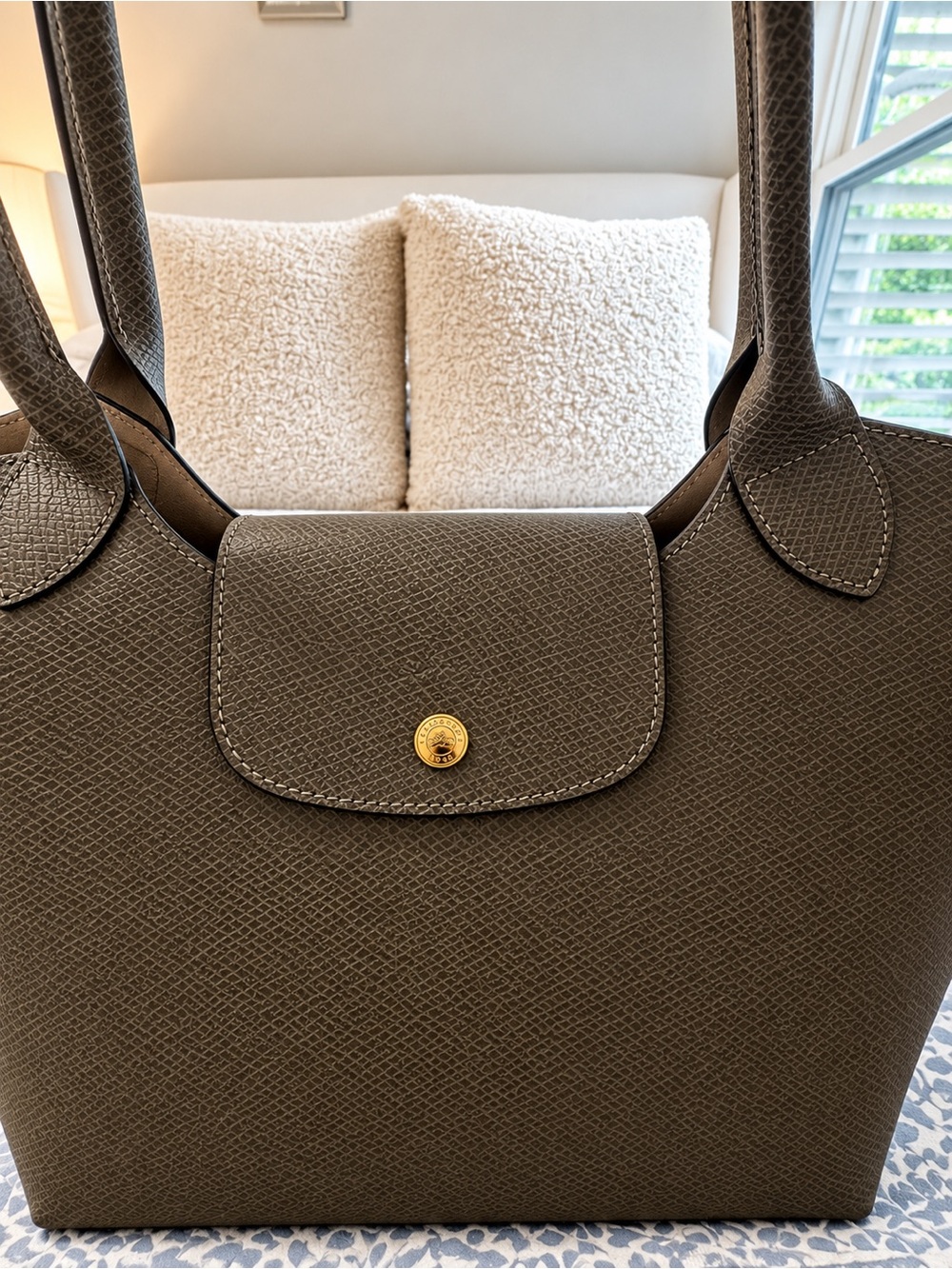 NWT LONGCHAMP ÉPURE L SHOULDER BAG - 100% LEATHER - Picture 3 of 13